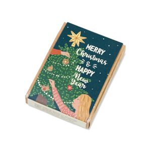 Blossombs Semínkové bomby - Vánoční sada mini - Stromeček (4 ks) - originální vánoční dárek