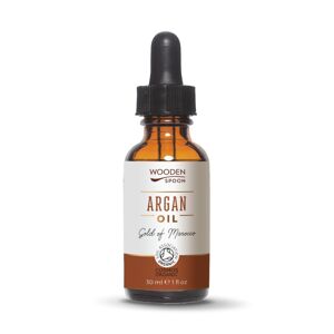Wooden Spoon Arganový olej BIO 30 ml - zářivá pokožka a zdravé vlasy