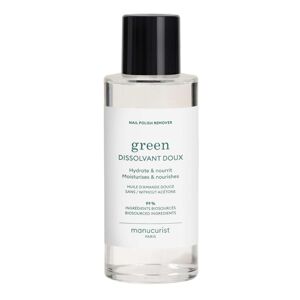 Manucurist Green Šetrný odlakovač na nehty bez acetonu (100 ml) - nevysušuje nehty a příjemně voní