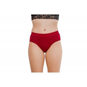 Pinke Welle Menstruační kalhotky Bikiny červené - stř. a slabá menstruace (XL)
