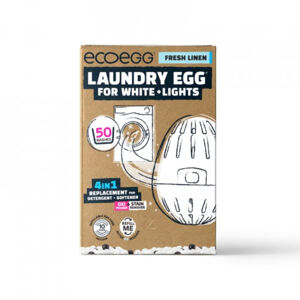 Ecoegg Prací vajíčko na bílé prádlo s vůní svěží bavlny - na 50 pracích cyklů - vhodné pro alergiky i ekzematiky