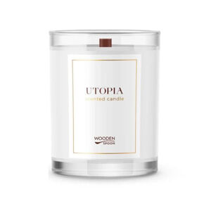 Wooden Spoon Sójová vonná svíčka Utopia BIO (200 g)