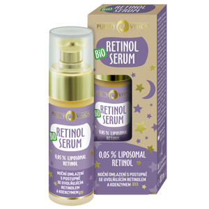 Purity Vision Pleťové sérum Retinol BIO (30 ml) - noční regenerace zralé pokožky
