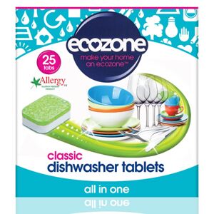 Ecozone Tablety do myčky Classic - vše v jednom (25 ks)