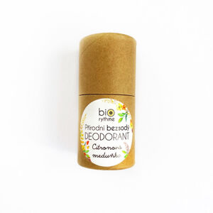 Biorythme Tuhý deodorant bez sody Citronová meduňka (35 g) - svěží bylinno-citrusová vůně