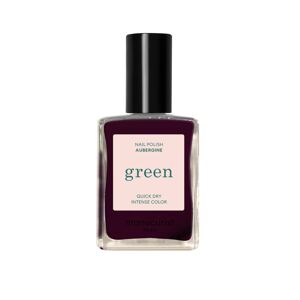 Manucurist Green lak na nehty - Aubergine (15 ml) - temně fialový odstín