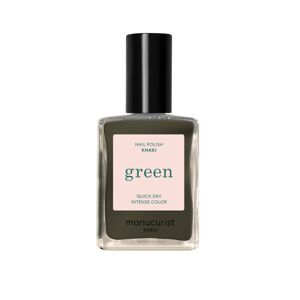 Manucurist Green lak na nehty - Khaki (15 ml) - trendy zeleno-šedý odstín