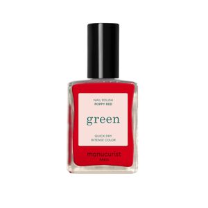 Manucurist Green lak na nehty - Poppy Red (15 ml) - výrazná červeň vlčích máků