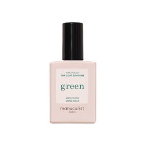 Manucurist Green lak na nehty vrchní - Top Coat Sunshine (15 ml) - efekt gelových nehtů