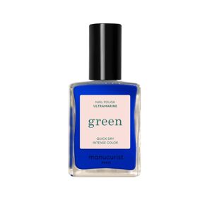 Manucurist Green lak na nehty - Ultramarine (15 ml) - elektrizující modrý odstín