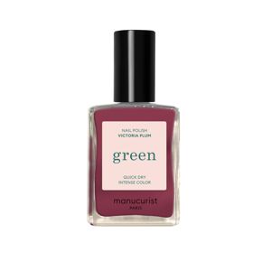 Manucurist Green lak na nehty - Victoria Plum (15 ml) - tmavorůžový pudrový odstín