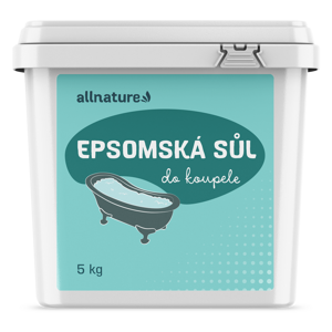 Allnature Epsomská sůl 5 kg - detoxikuje a uvolňuje svaly