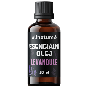 Allnature Esenciální olej Levandule (10 ml) - zklidňuje a podporuje zdravý spánek