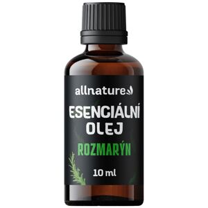 Allnature Esenciální olej Rozmarýn (10 ml) - energizuje a podporuje koncentraci
