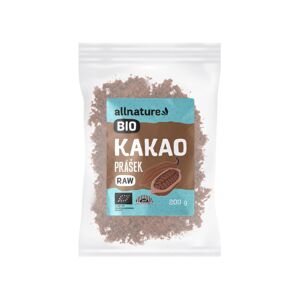 Allnature Kakaový prášek BIO RAW (200 g) - bohatý na minerály