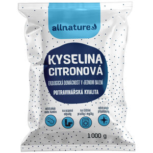 Allnature Kyselina citronová 1 kg - potravinářská kvalita