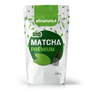 Allnature Matcha Premium BIO 100 g - z první jarní sklizně čajových lístků