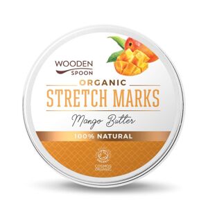 Wooden Spoon Mangové máslo proti striím BIO 100 ml - zlepšuje elasticitu a pružnost pokožky