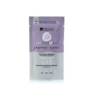 laSaponaria Osvěžující dezinfekční mýdlo na ruce v prášku - tea tree a levandule (25 g)