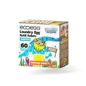 Ecoegg Náplň do pracího vajíčka SpongeBob s vůní Tropical Burst Sensitive - na 60 pracích cyklů - vhodné pro alergiky i ekzematiky