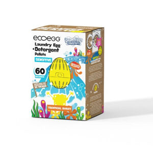 Ecoegg Prací vajíčko SpongeBob s vůní Tropical Burst Sensitive - na 60 pracích cyklů - vhodné pro alergiky i ekzematiky