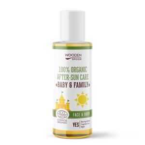 Wooden Spoon Dětský organický olej po opalování Baby & Family BIO (100 ml)
