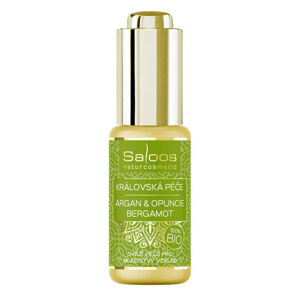 Saloos Pleťový olej Královská péče Argan & Opuncie BIO – Bergamot (20 ml) - pro mimické vrásky a proti akné