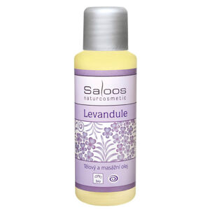 Saloos Tělový a masážní olej Levandule BIO (50 ml) - pro zklidnění a relaxaci
