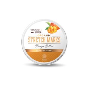 Wooden Spoon Mangové máslo proti striím BIO 15 ml - zlepšuje elasticitu a pružnost pokožky